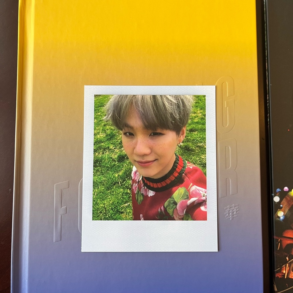 BTS Young Forever album with Suga Polaroid